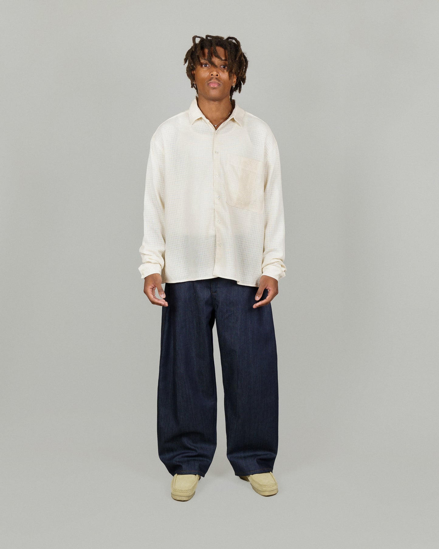 Ecru Linen Shirt